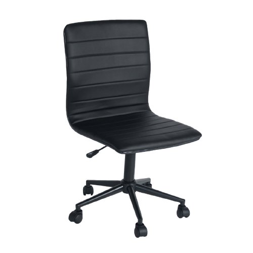 Silla escritorio Helmi Stocker Home Negro patas negras