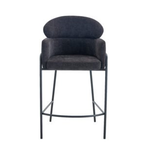 Banco Katarina Stocker Home Negro patas negras