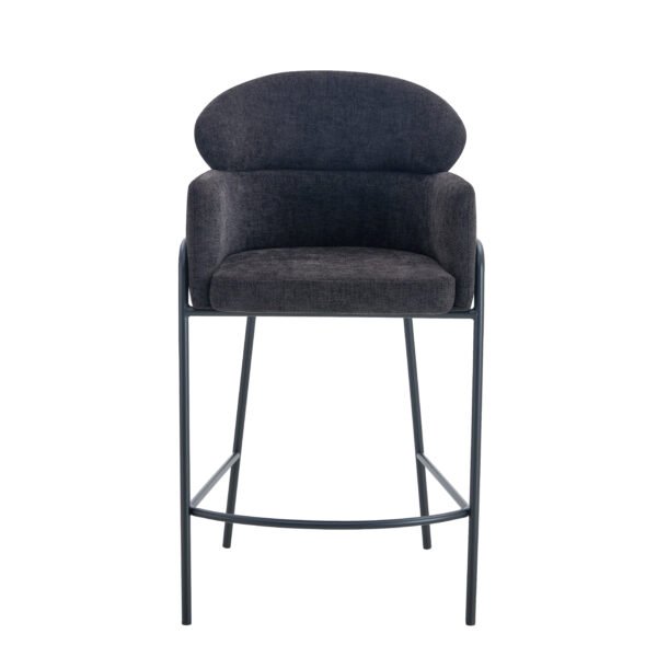 Banco Katarina Stocker Home Negro patas negras