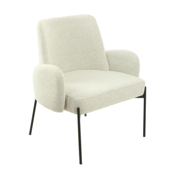 Sillón Isabela Stocker Home Negro patas negras