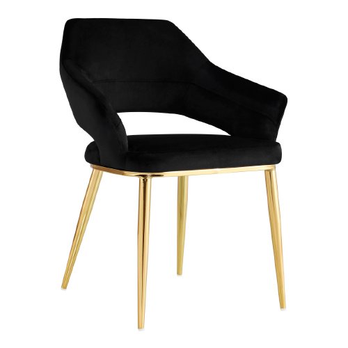 Silla velvet Ninger Stocker Home Negro