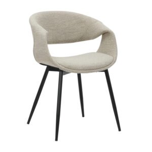 Silla Demi Stocker Home Gris pata negra