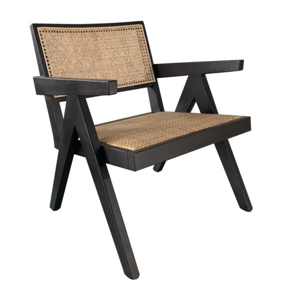 Silla Anis Stocker Home Negro rattan