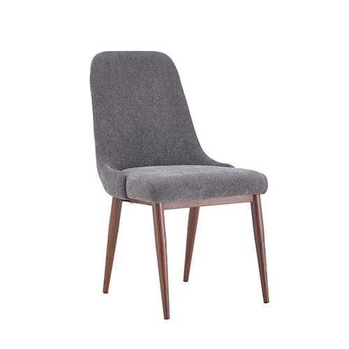 Silla 1Casandra Stocker Home Gris patas metal madera