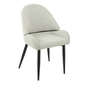 Silla Delsi Stocker Home Gris patas negras