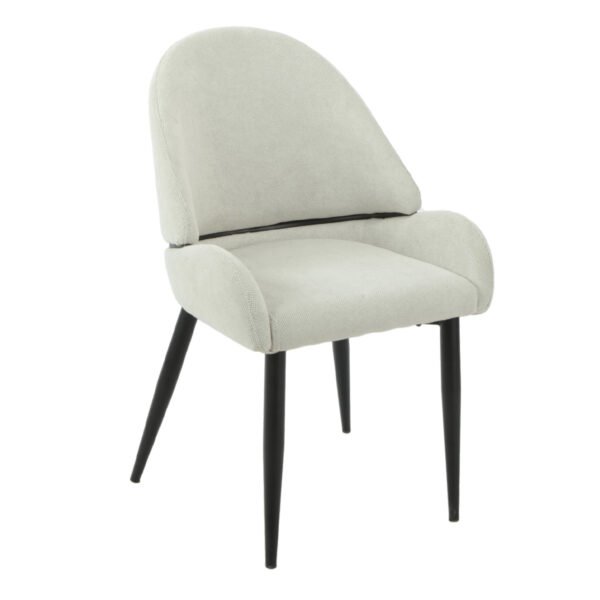 Silla Delsi Stocker Home Gris patas negras