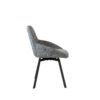 Silla Carmen Stocker Home Gris patas negras