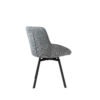 Silla Carmen Stocker Home Gris patas negras
