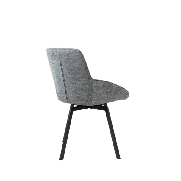 Silla Carmen Stocker Home Gris patas negras