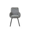 Silla Carmen Stocker Home Gris patas negras