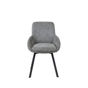Silla Carmen Stocker Home Gris patas negras