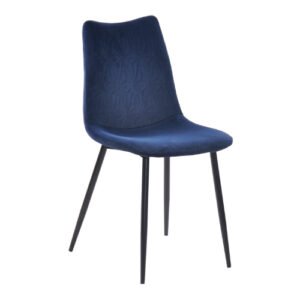 Silla velvet Croti Stocker Home Azul