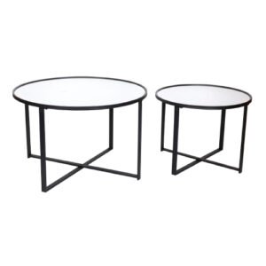 Mesa ocasional Lia Stocker Home Negro 2 mesas