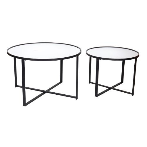 Mesa ocasional Lia Stocker Home Negro 2 mesas