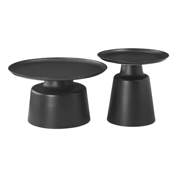 Mesa ocasional Johana Stocker Home Negro 2 mesas