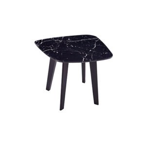 Mesa de centro marmol Mila Stocker Home Negro cristal