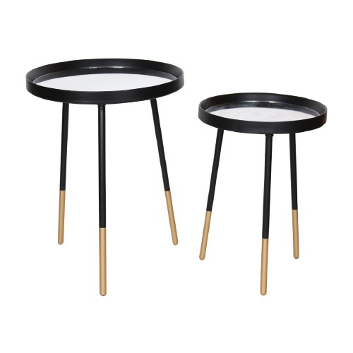 Mesa ocasional Moly Stocker Home Negro 2 mesas