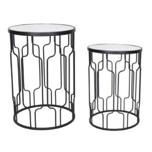 Mesa ocasional Jarmi Stocker Home Negro 2 mesas