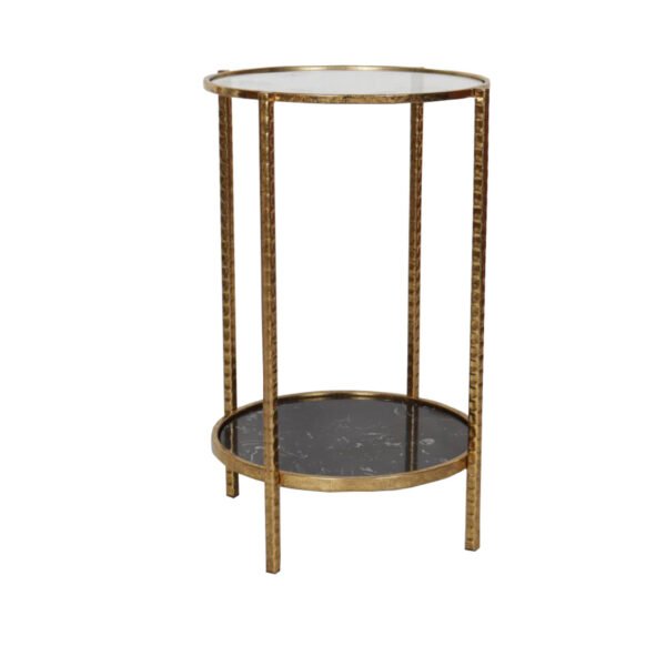 Mesa ocasional Amanda Stocker Home Gold cristal