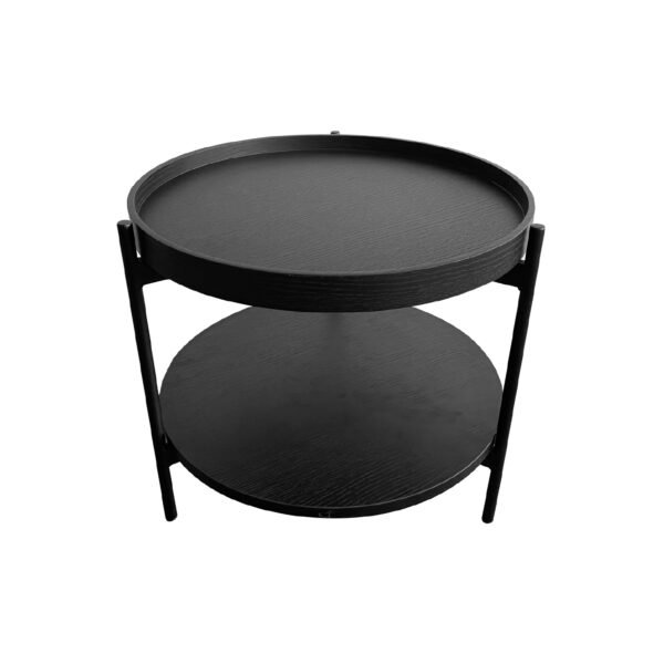 Mesa lateral Francisca Stocker Home Negro