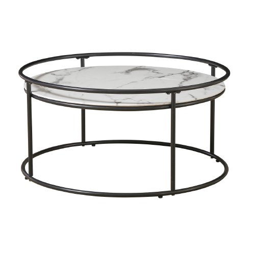 Mesa de centro Eugenia Stocker Home Blanco cristal
