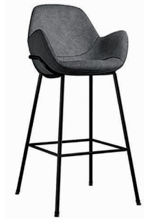 Banco Ingrid Stocker Home Negro vintage