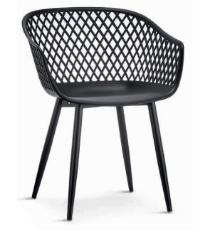 Set exterior Emma Stocker Home Negro 3 piezas